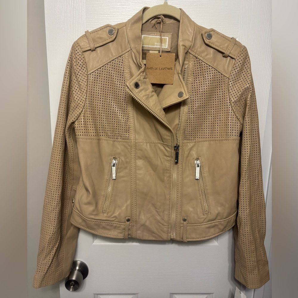Michael Michael Kors leather jacket SZ L
